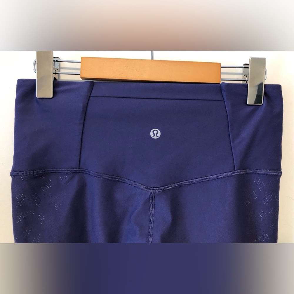 NWOT LULULEMON MAPPED OUT HIGH RISE TIGHT LEGGING 28” INSEAM PURPLE CAMO SIZE 8 - Picture 11 of 12